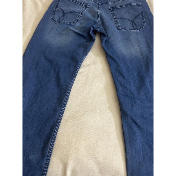 Calvin Klein Relaxed Straight Men’s Blue Denim Jeans Size 36W 30L - Picture 14 of 16